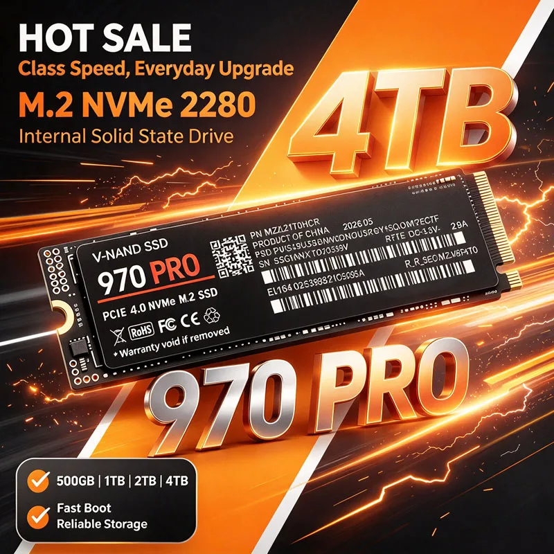 M.2 Nvme 4Tb Pcie 4.0 Ssd - Nouveau SSD M.2 NVMe 970 PRO