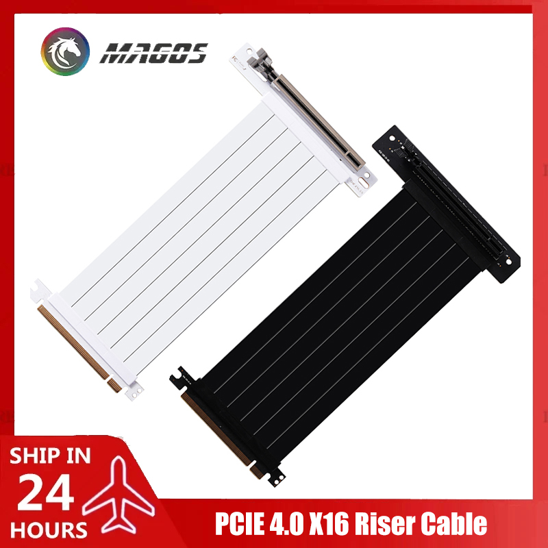 Pcie 4.0 X16 Riser Cable 90 Degree - Extension de carte vidéo PCIE 4.0