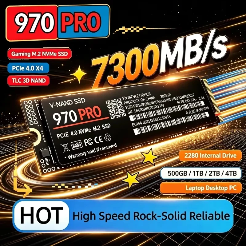 M.2 Nvme 4Tb Pcie 4.0 Ssd - 970 PRO M.2 NVMe 2280, disque