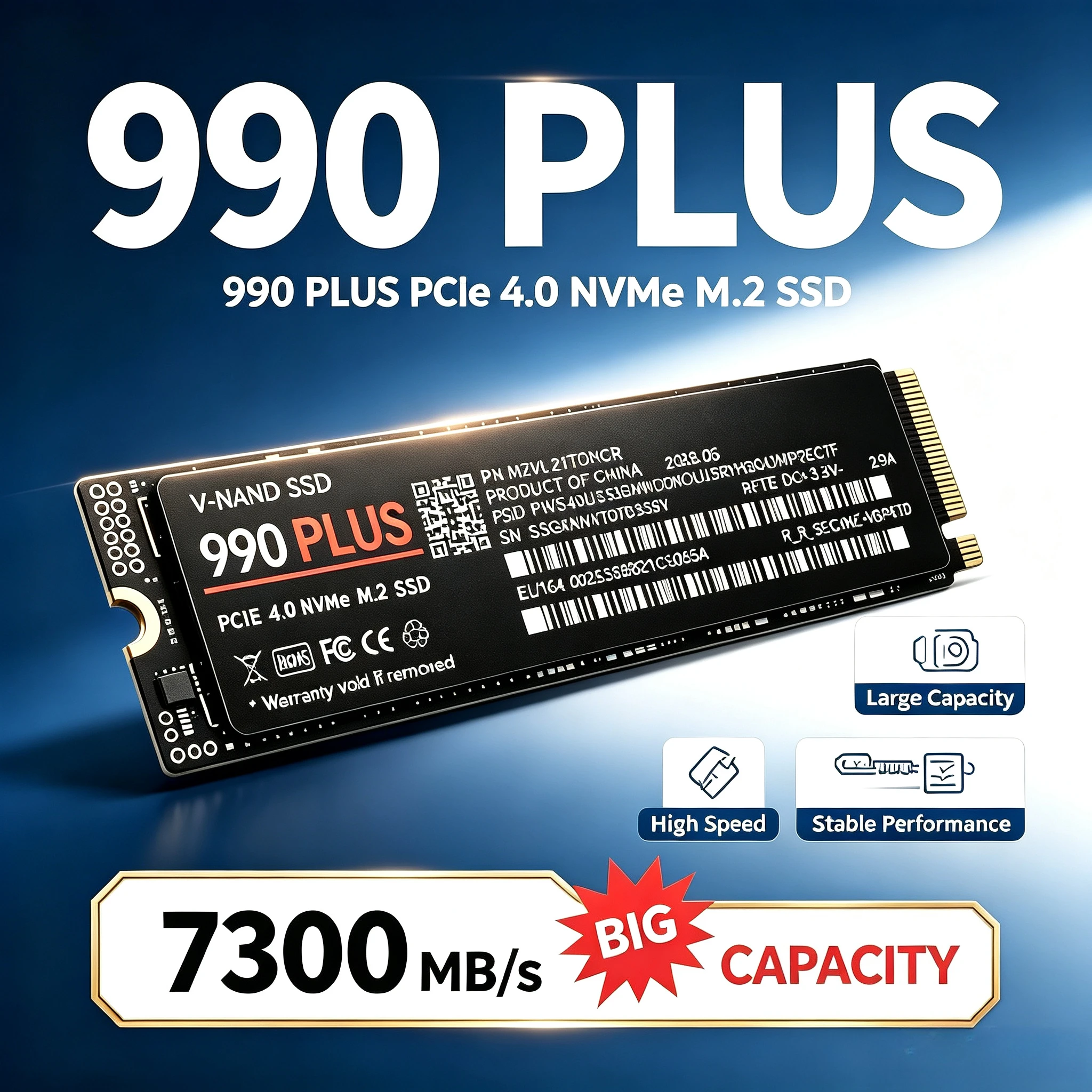 NOUVEAU 990 Plus M.2 NVMe PCIe - M.2 Nvme 4Tb Pcie 4.0 Ssd avis et prix