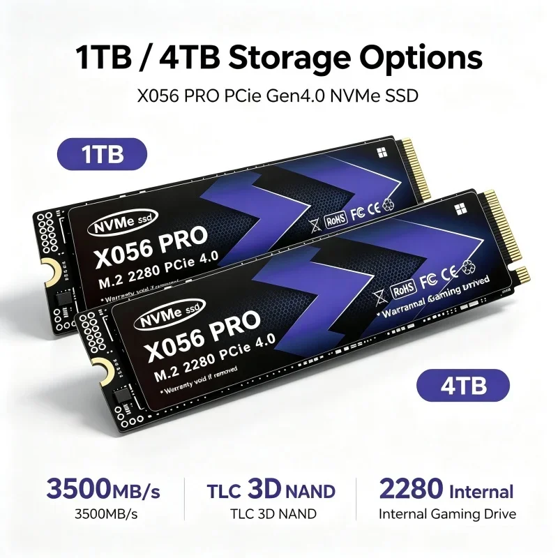 SSD NVMe M.2 X056 PRO à haute  - M.2 Nvme 4Tb Pcie 4.0 Ssd avis et prix