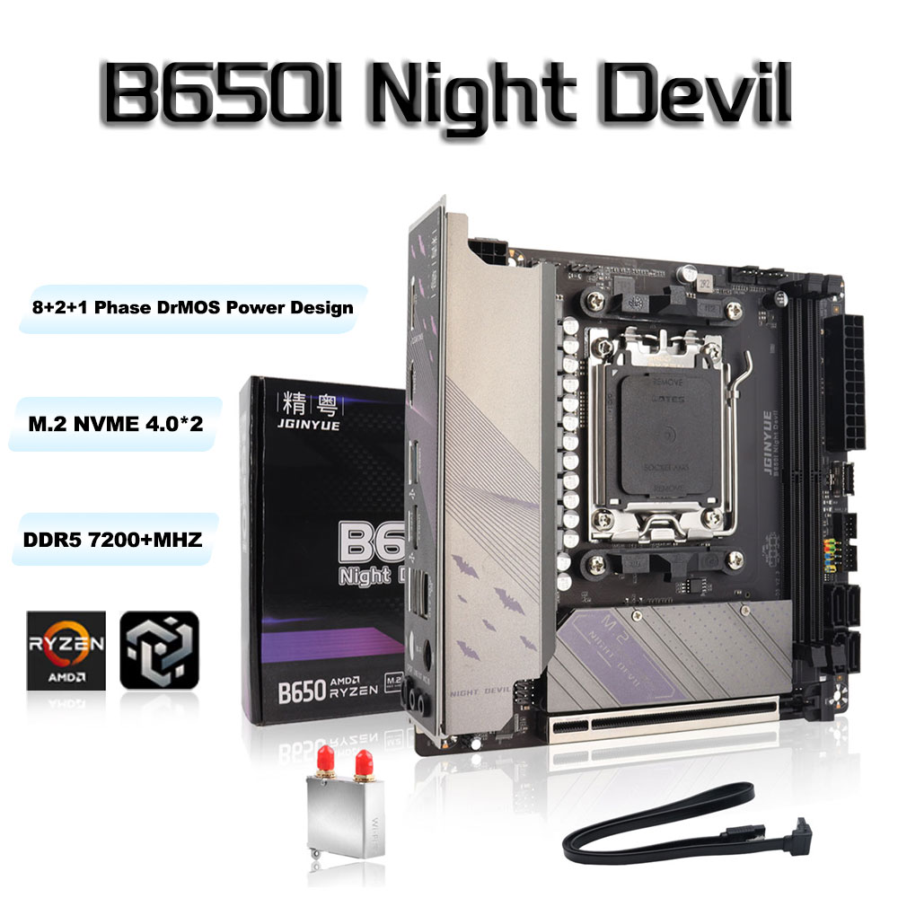 JGINYUE B650 ITX carte mère DD - B650 Itx Motherboard Wifi avis et prix