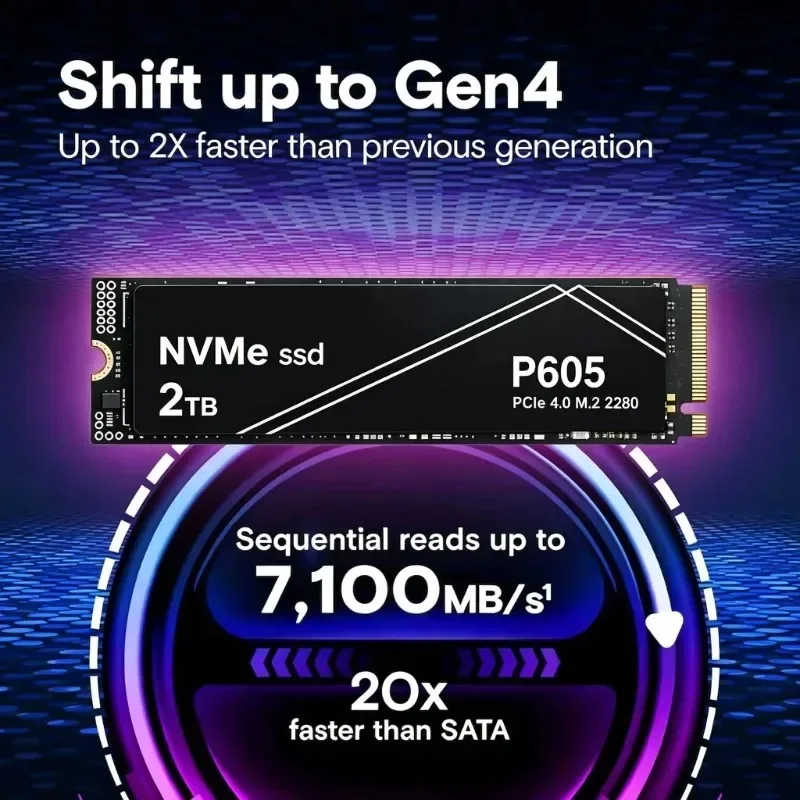 SSD NVMe P605 7100MB/s PCIe 4. - M.2 Nvme 4Tb Pcie 4.0 Ssd avis et prix