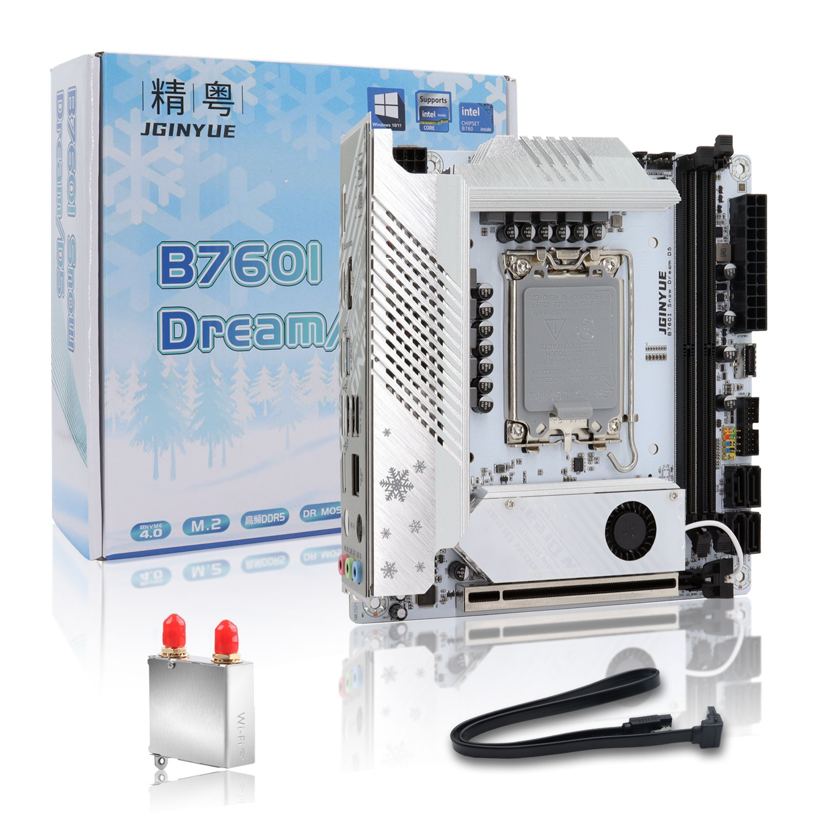 JGINYUE B760i ddr5 mini itx or - Lga 1700 Ddr5 Itx Motherboard avis et prix
