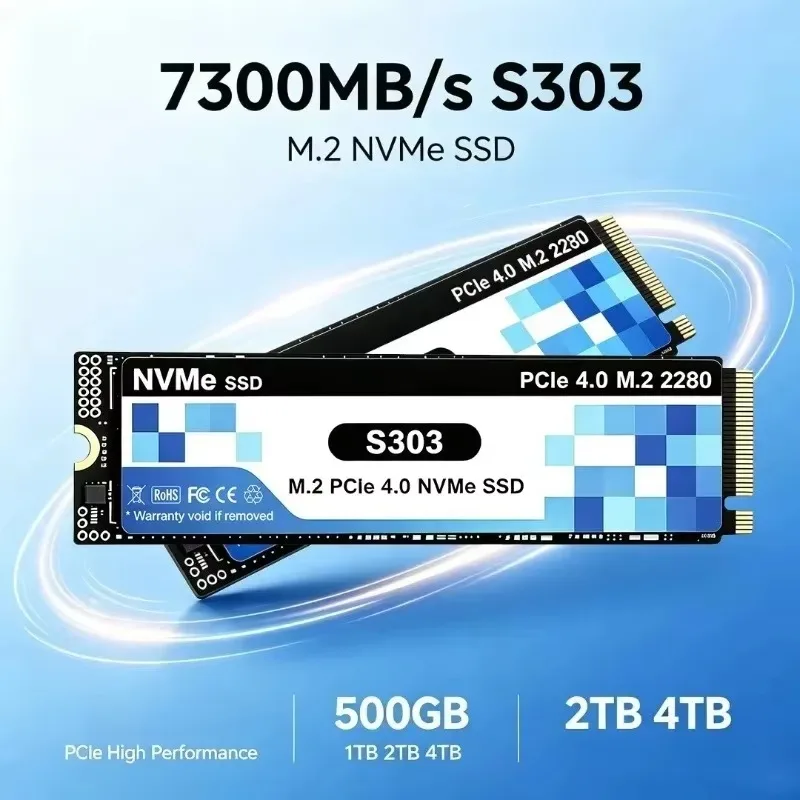 SSD interne M.2 NVMe S303 d'or - M.2 Nvme 4Tb Pcie 4.0 Ssd avis et prix