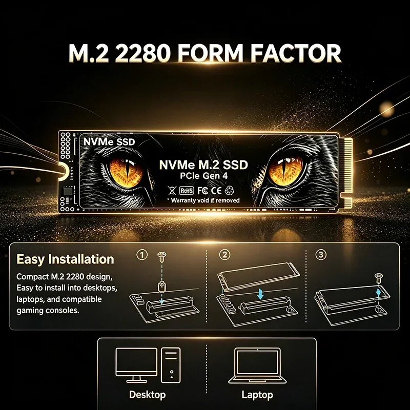 Disque dur SSD M.2, 2 To, 4 To - M.2 Nvme 4Tb Pcie 4.0 Ssd avis et prix