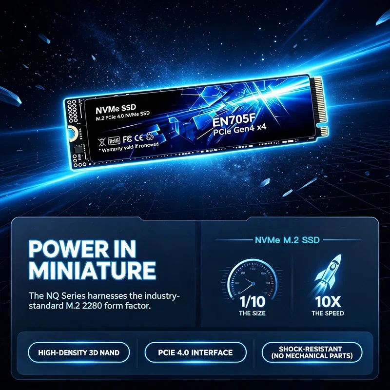 Disque dur SSD M.2 EN705F 2TB  - M.2 Nvme 4Tb Pcie 4.0 Ssd avis et prix