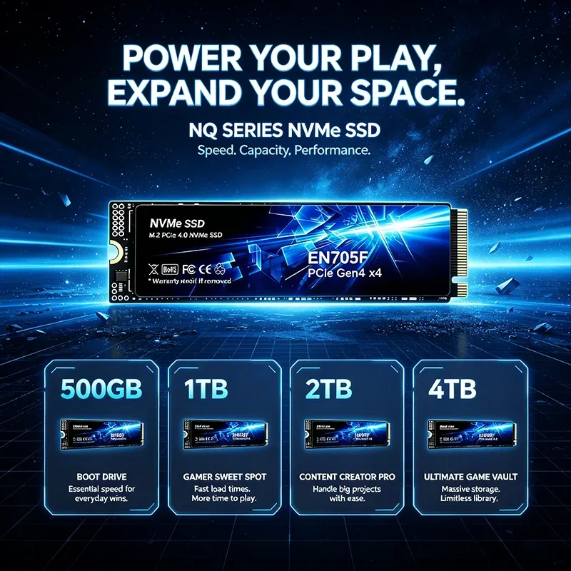 Disque dur SSD M.2 EN705F 2TB  - M.2 Nvme 4Tb Pcie 4.0 Ssd avis et prix