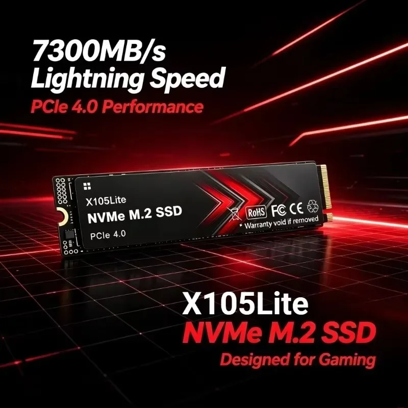 Disque SSD NVMe M.2 X105Lite,  - M.2 Nvme 4Tb Pcie 4.0 Ssd avis et prix