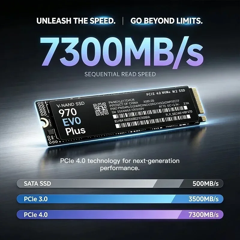 SSD haute vitesse 970 EVO Plus - M.2 Nvme 4Tb Pcie 4.0 Ssd avis et prix